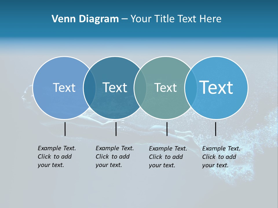 A Man Swimming In The Water Powerpoint Presentation PowerPoint Template