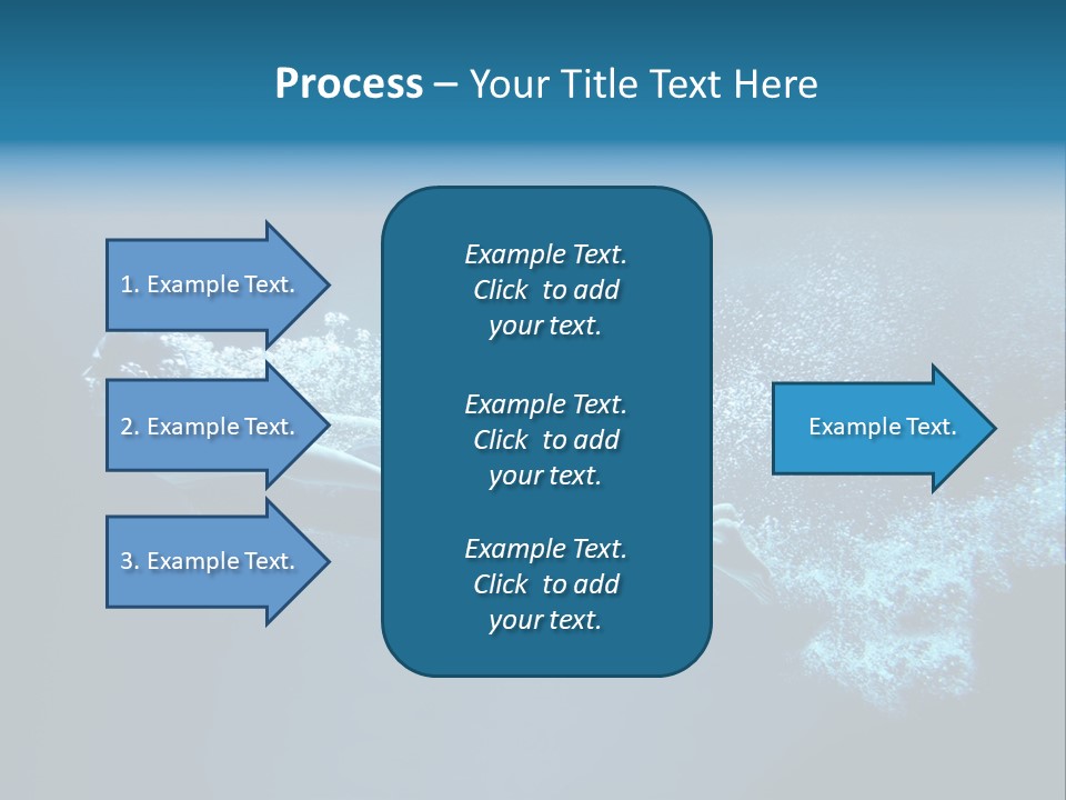 A Man Swimming In The Water Powerpoint Presentation PowerPoint Template