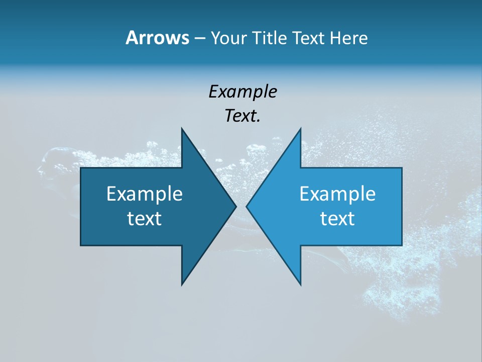 A Man Swimming In The Water Powerpoint Presentation PowerPoint Template