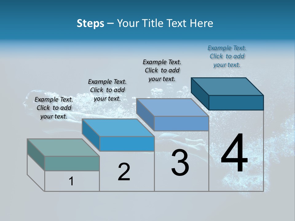 A Man Swimming In The Water Powerpoint Presentation PowerPoint Template