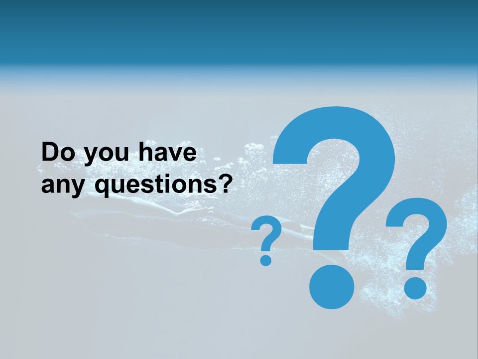 A Man Swimming In The Water Powerpoint Presentation PowerPoint Template