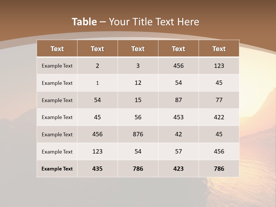 A Sailboat In The Ocean At Sunset Powerpoint Template PowerPoint Template