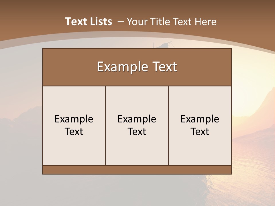 A Sailboat In The Ocean At Sunset Powerpoint Template PowerPoint Template
