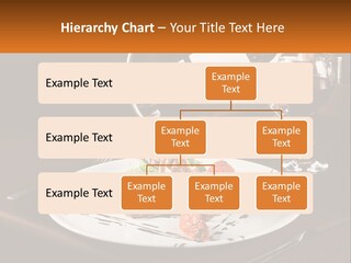 A Plate Of Food And A Glass Of Wine On A Table PowerPoint Template