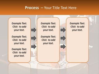 A Plate Of Food And A Glass Of Wine On A Table PowerPoint Template
