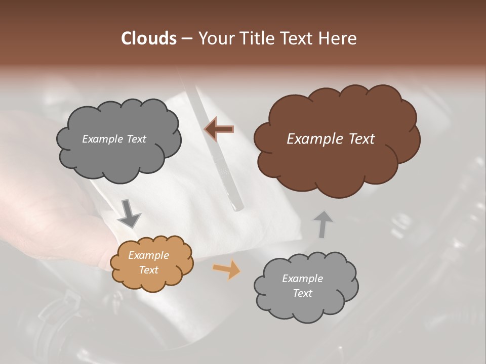 A Person Holding A Piece Of Paper With A Needle In It PowerPoint Template