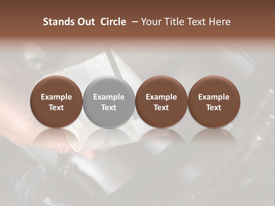 A Person Holding A Piece Of Paper With A Needle In It PowerPoint Template