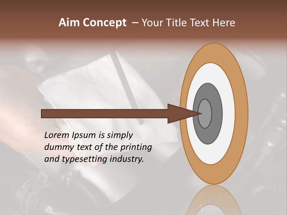 A Person Holding A Piece Of Paper With A Needle In It PowerPoint Template