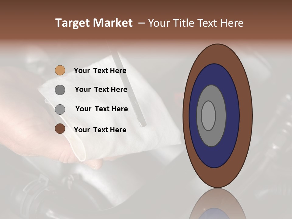 A Person Holding A Piece Of Paper With A Needle In It PowerPoint Template