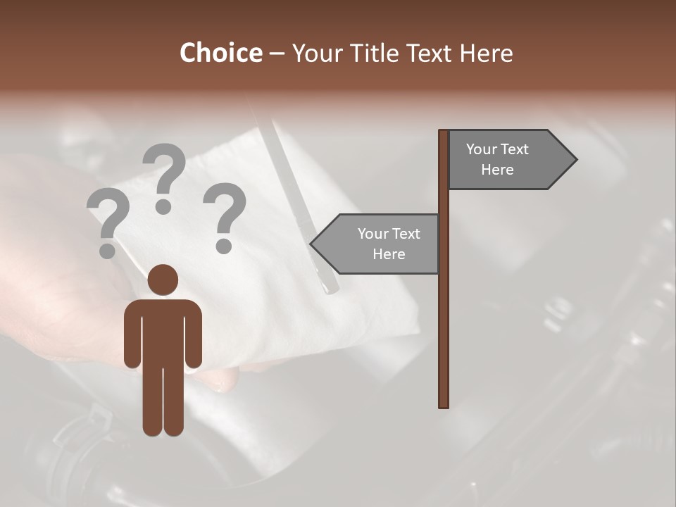 A Person Holding A Piece Of Paper With A Needle In It PowerPoint Template