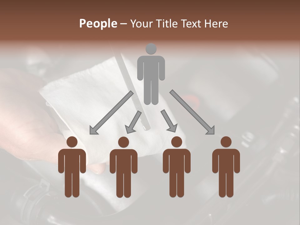 A Person Holding A Piece Of Paper With A Needle In It PowerPoint Template