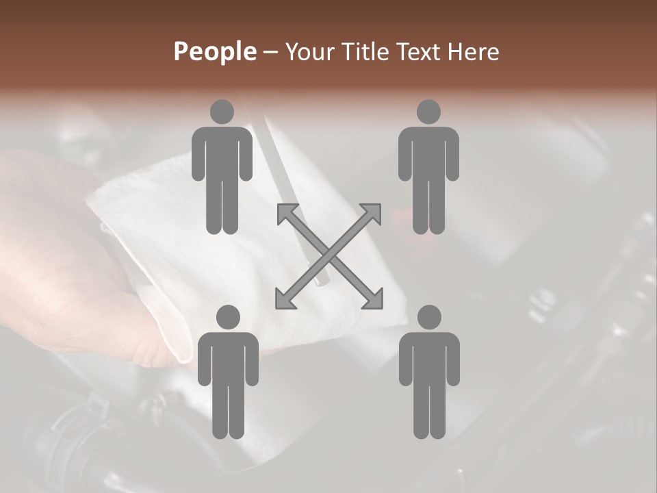 A Person Holding A Piece Of Paper With A Needle In It PowerPoint Template
