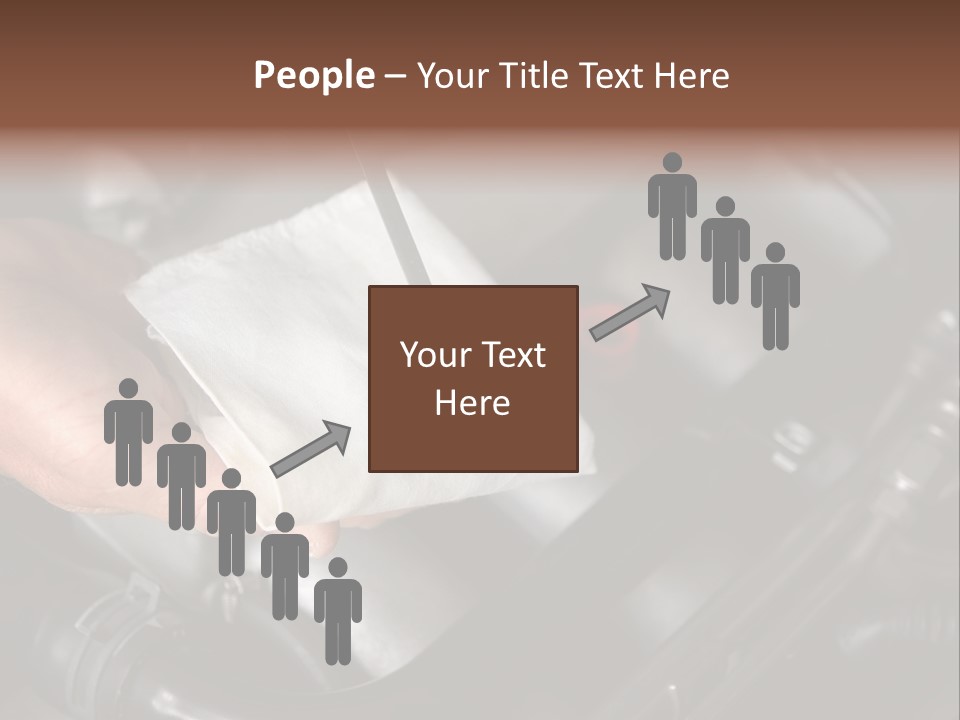 A Person Holding A Piece Of Paper With A Needle In It PowerPoint Template