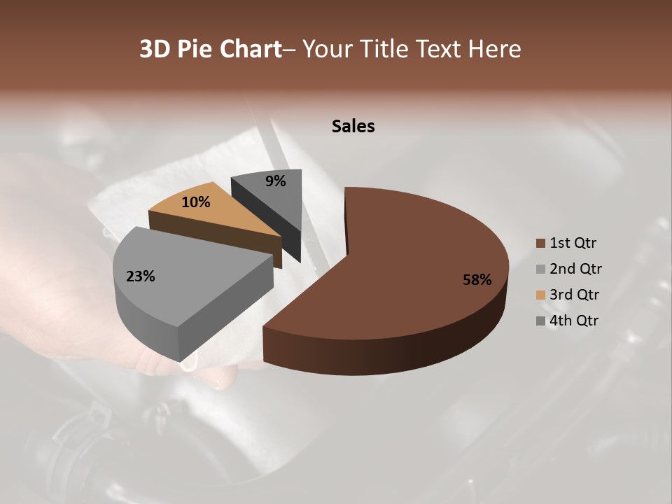 A Person Holding A Piece Of Paper With A Needle In It PowerPoint Template