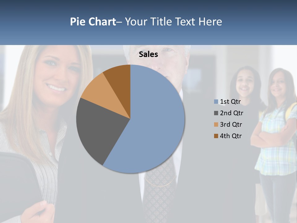 A Group Of People Standing In Front Of A Building PowerPoint Template