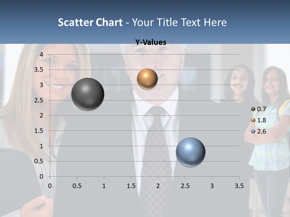 A Group Of People Standing In Front Of A Building PowerPoint Template