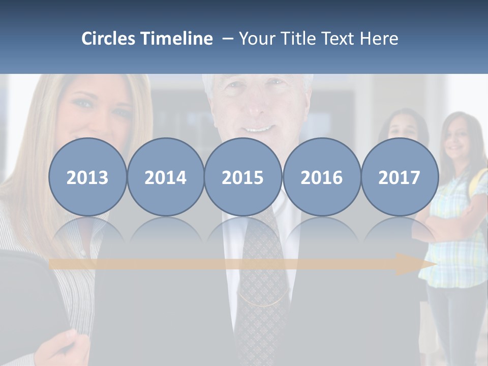 A Group Of People Standing In Front Of A Building PowerPoint Template