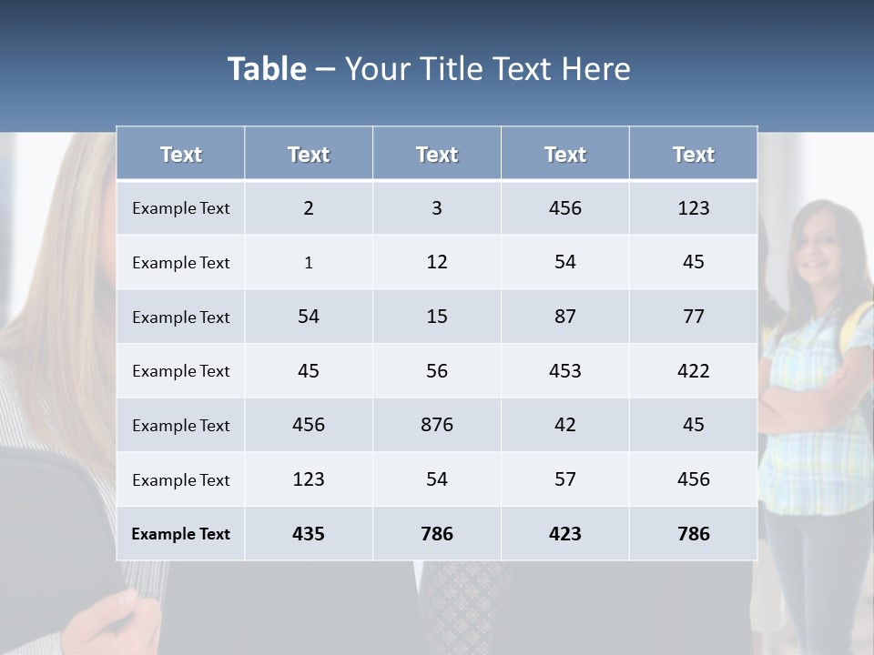 A Group Of People Standing In Front Of A Building PowerPoint Template