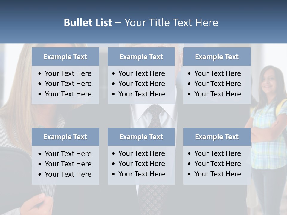 A Group Of People Standing In Front Of A Building PowerPoint Template