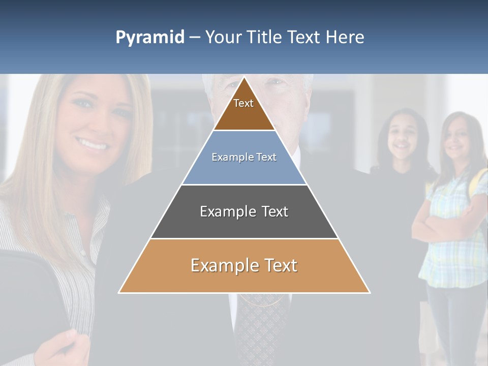 A Group Of People Standing In Front Of A Building PowerPoint Template