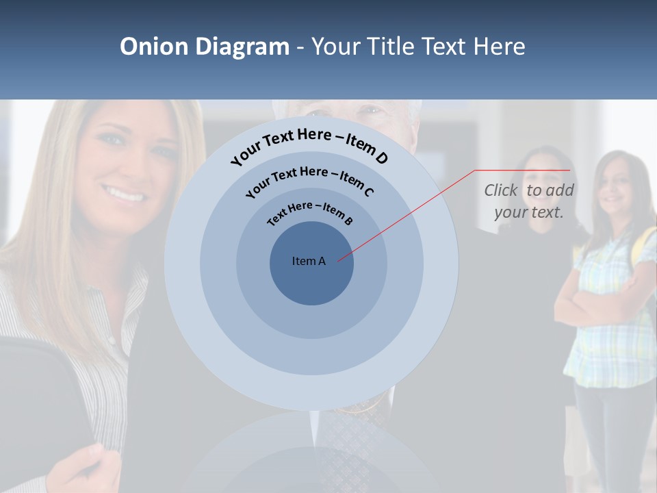 A Group Of People Standing In Front Of A Building PowerPoint Template