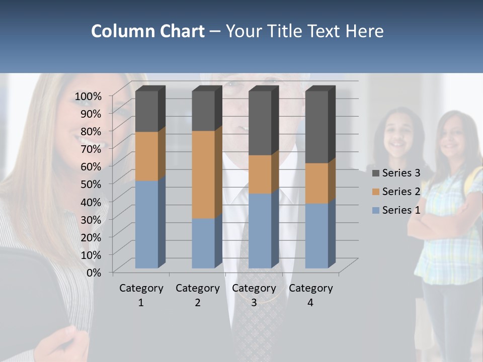 A Group Of People Standing In Front Of A Building PowerPoint Template