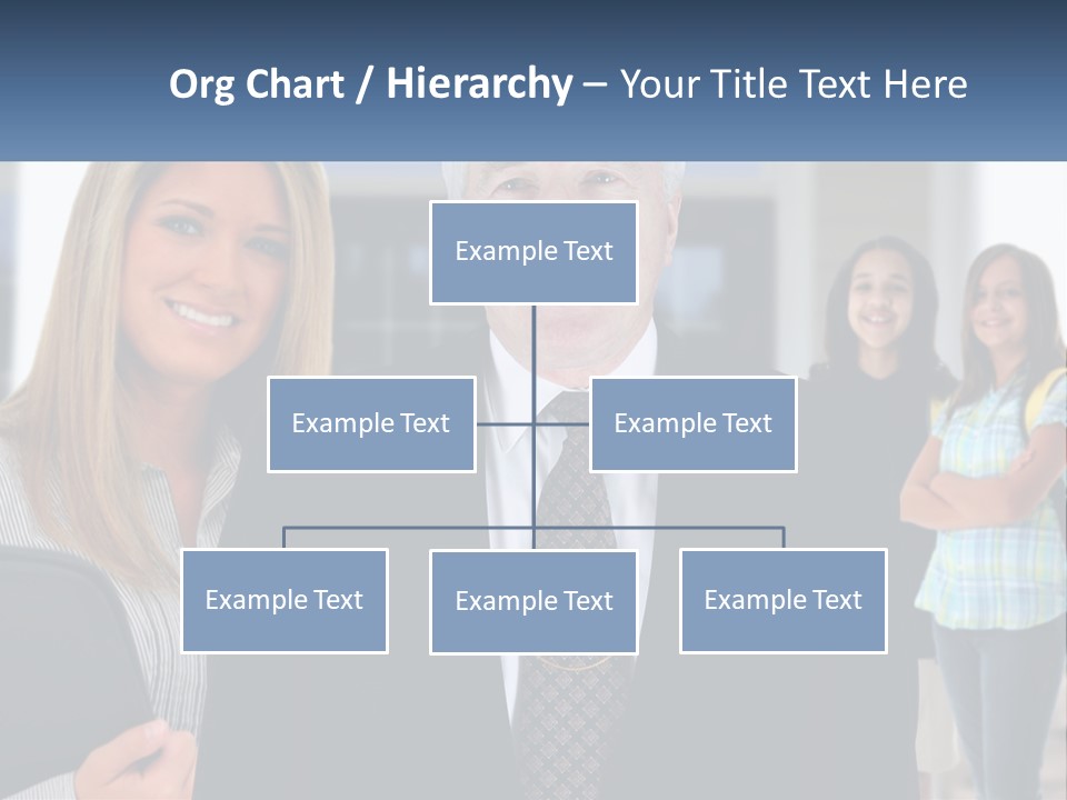 A Group Of People Standing In Front Of A Building PowerPoint Template