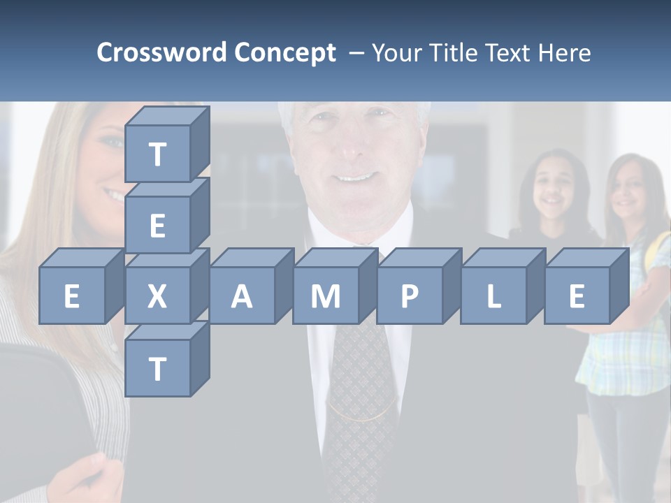 A Group Of People Standing In Front Of A Building PowerPoint Template