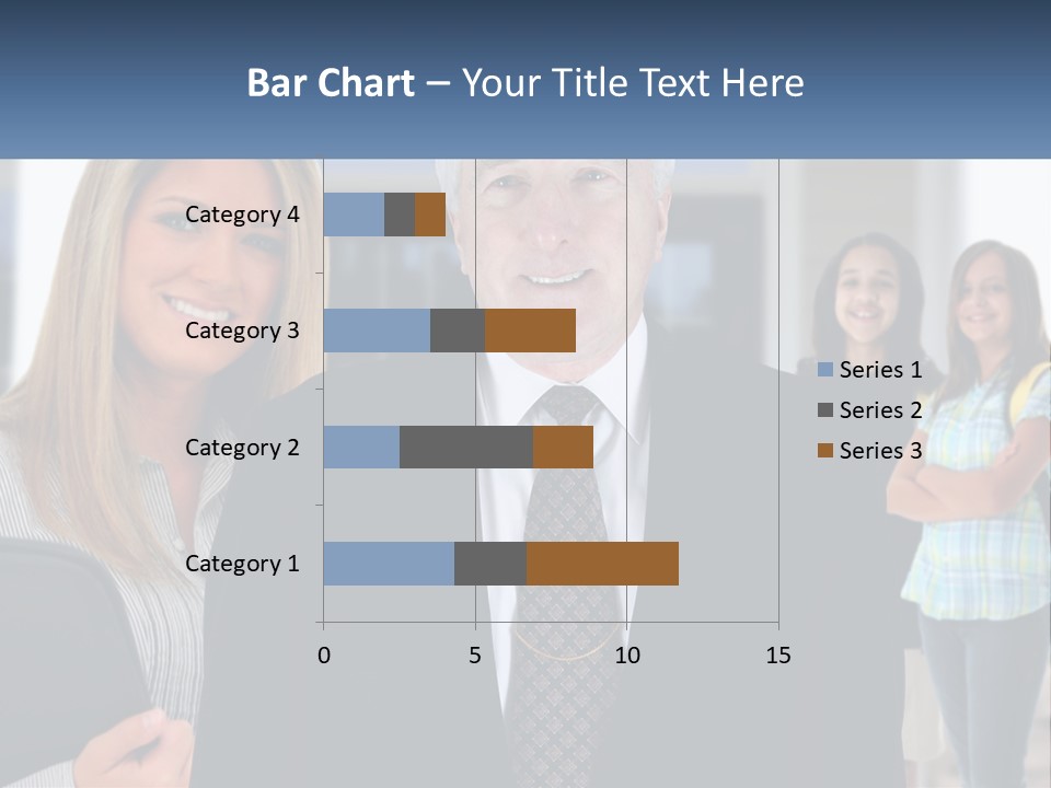 A Group Of People Standing In Front Of A Building PowerPoint Template