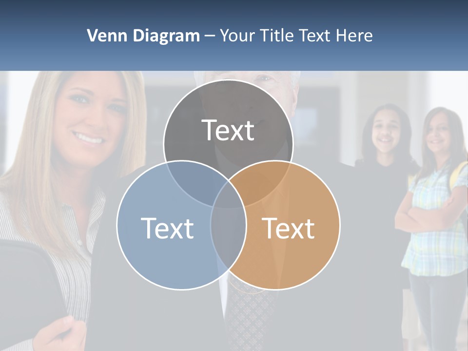 A Group Of People Standing In Front Of A Building PowerPoint Template