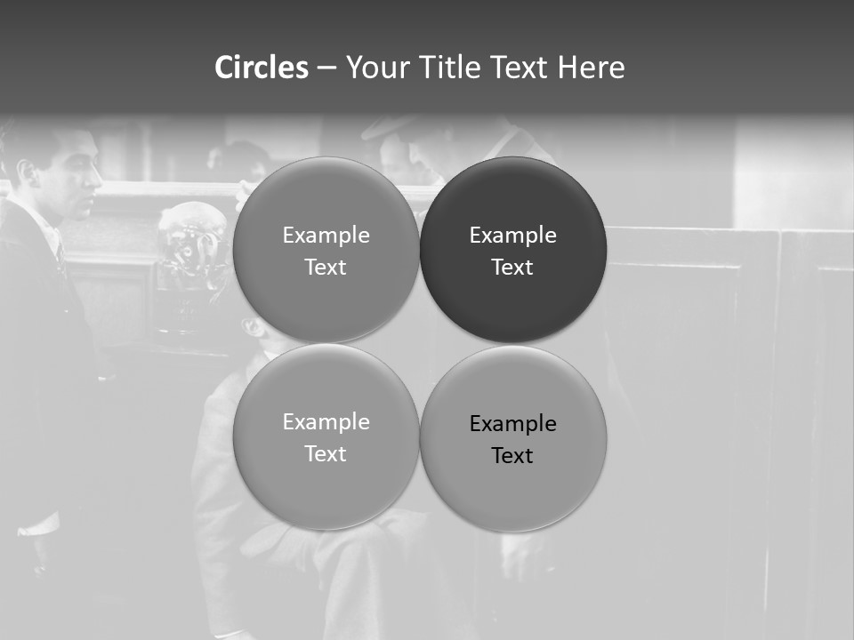 A Man Handing A Trophy To A Little Boy PowerPoint Template