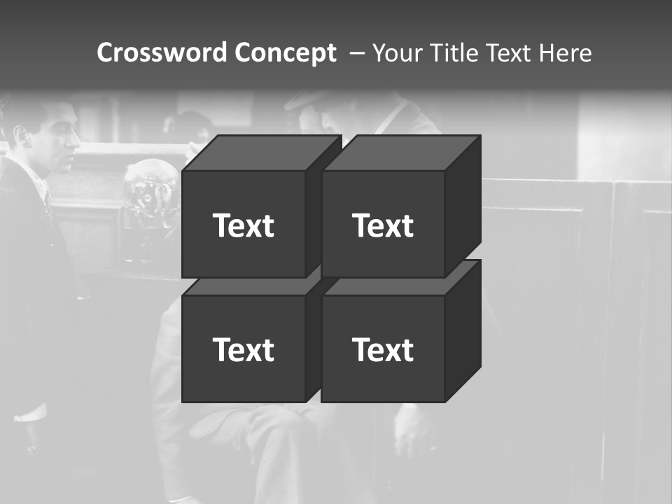 A Man Handing A Trophy To A Little Boy PowerPoint Template