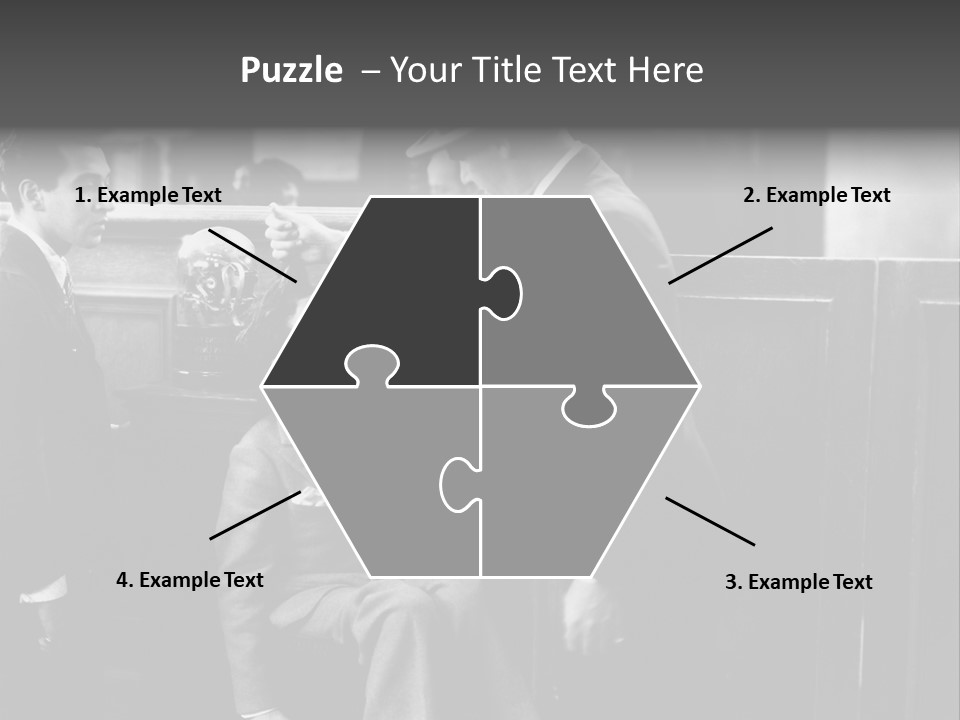 A Man Handing A Trophy To A Little Boy PowerPoint Template