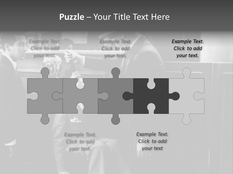 A Man Handing A Trophy To A Little Boy PowerPoint Template