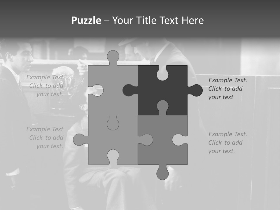 A Man Handing A Trophy To A Little Boy PowerPoint Template