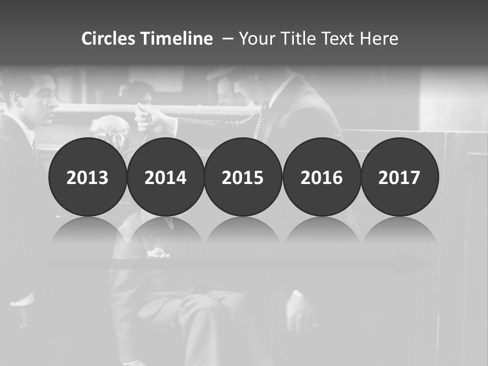 A Man Handing A Trophy To A Little Boy PowerPoint Template