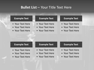 A Man Handing A Trophy To A Little Boy PowerPoint Template