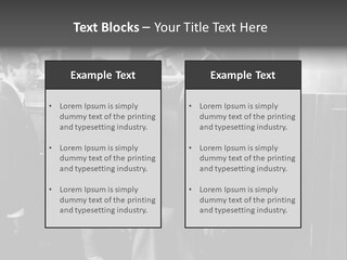 A Man Handing A Trophy To A Little Boy PowerPoint Template
