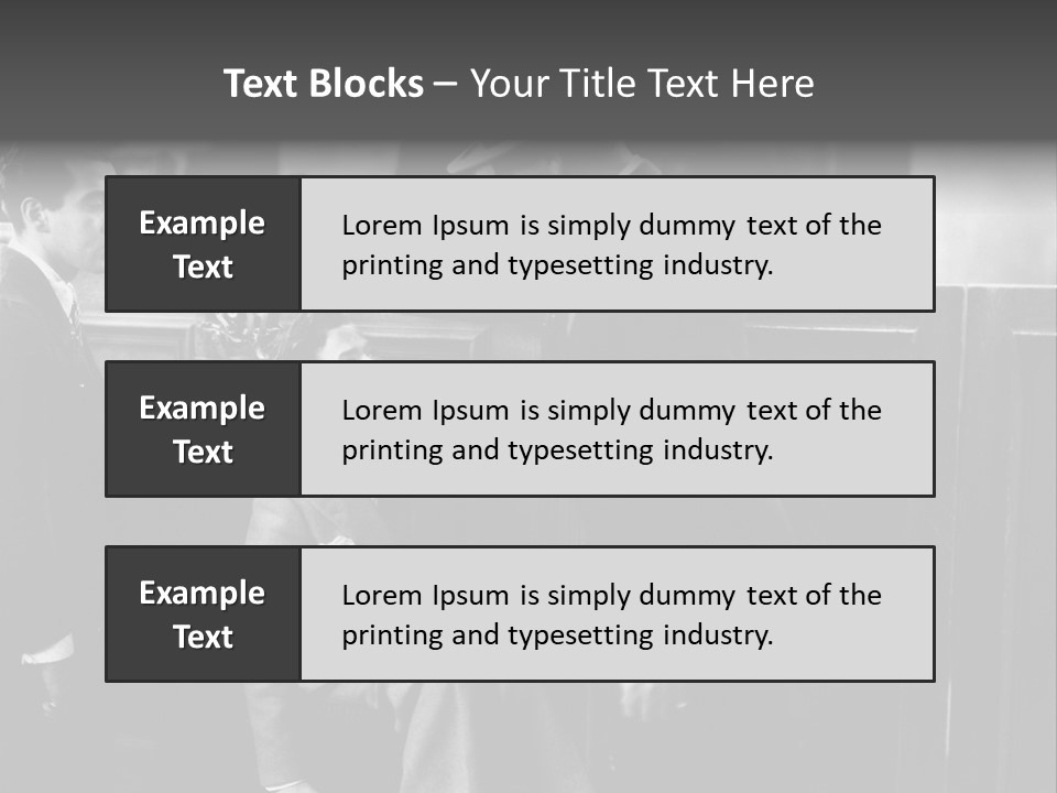 A Man Handing A Trophy To A Little Boy PowerPoint Template