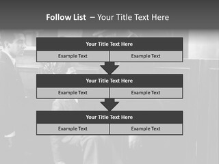 A Man Handing A Trophy To A Little Boy PowerPoint Template