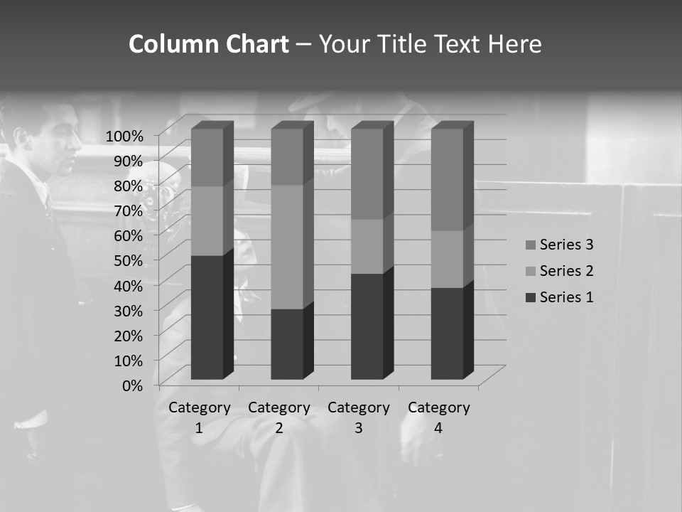 A Man Handing A Trophy To A Little Boy PowerPoint Template