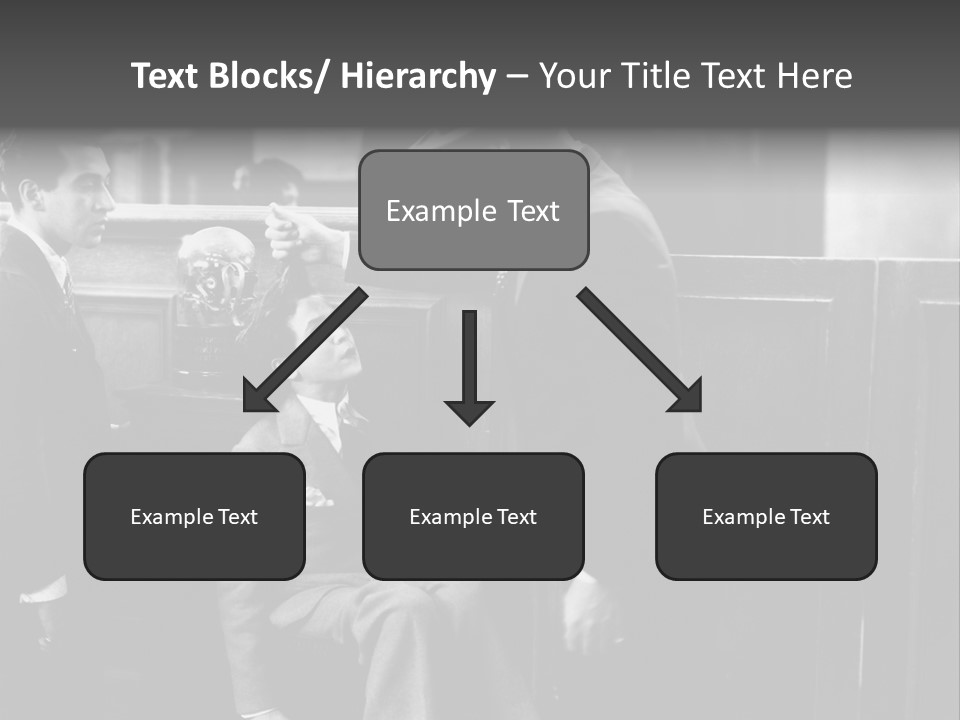 A Man Handing A Trophy To A Little Boy PowerPoint Template