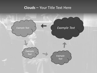 A Man Handing A Trophy To A Little Boy PowerPoint Template