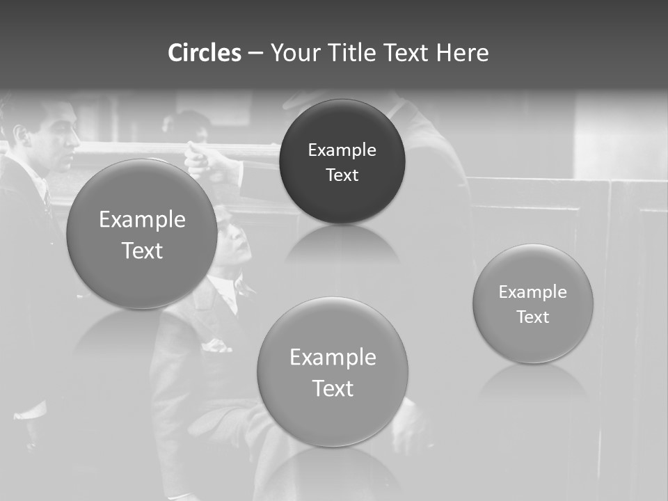 A Man Handing A Trophy To A Little Boy PowerPoint Template