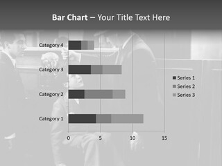 A Man Handing A Trophy To A Little Boy PowerPoint Template