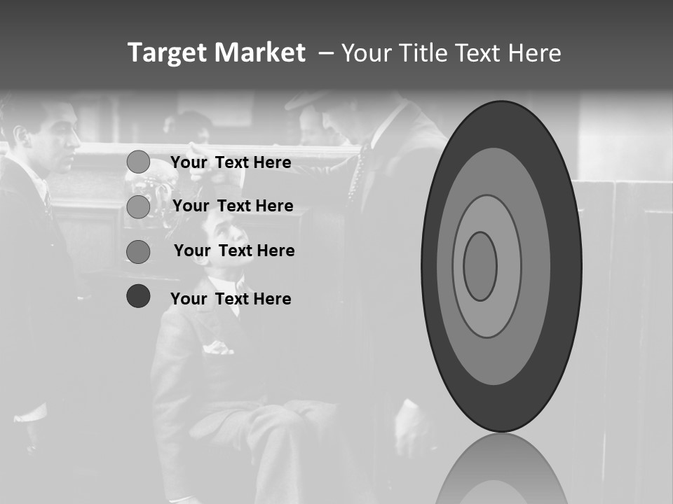 A Man Handing A Trophy To A Little Boy PowerPoint Template