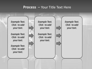 A Man Handing A Trophy To A Little Boy PowerPoint Template