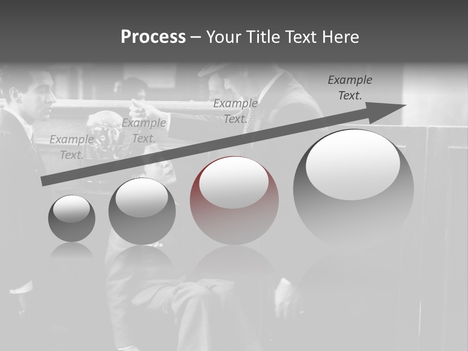 A Man Handing A Trophy To A Little Boy PowerPoint Template