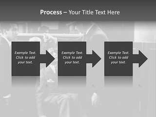 A Man Handing A Trophy To A Little Boy PowerPoint Template