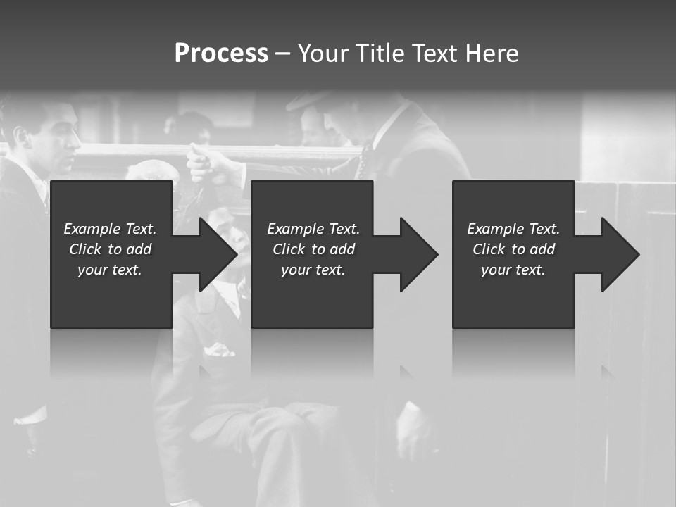 A Man Handing A Trophy To A Little Boy PowerPoint Template